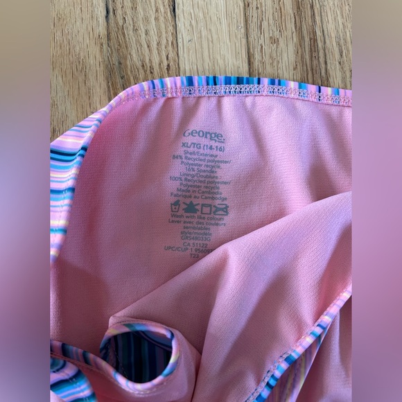 George Multicolor Striped Bikini Bottom - Picture 2 of 5